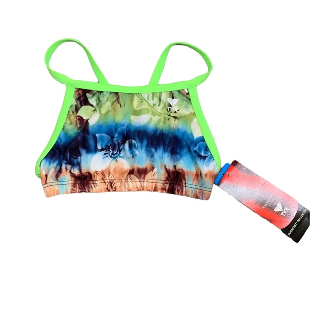 TYR floral boho bikini top